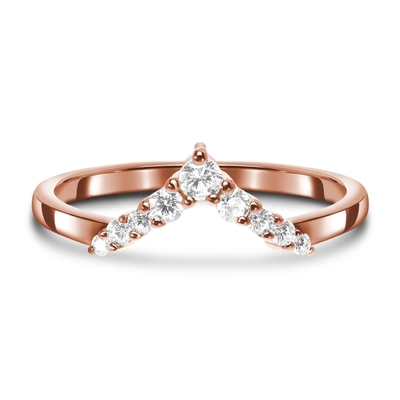Celebrità Diamond Engagement Rings For Women, 14K Rose Real Diamond Jewellery