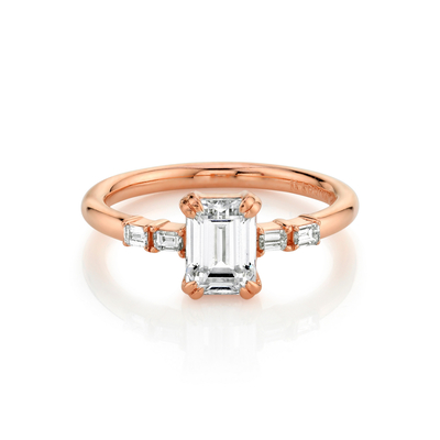 Nozze pure oro naturale 14k/18k di Diamond Ring Wedding Solid dell'oro