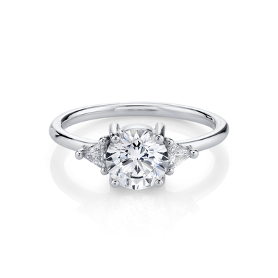 RD 4mm Diamond Ring naturale rotondo, artiglio che mette la banda di nozze dell'oro 18k