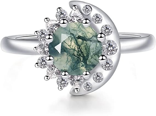 La foglia aperta di 925 Sterling Silver Marquise Shape Jade Aventurine suona i regali unici di Olive Leaf Rings Handmade Jewelry per il Wo