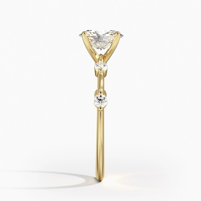 Aimee Diamond Engagement Ring With 0,75 diamanti ovali di carati