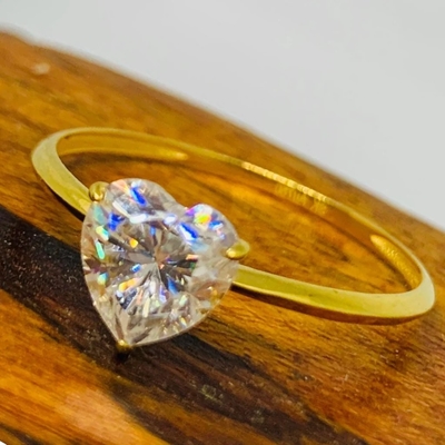 Fede nuziale dell'oro giallo del giro 9K di Diamond Ring 1/4 ct TW