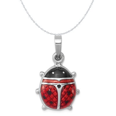 Gioielli fini di vita di mare del pendente della collana di incanto del pesce di 925 Sterling Silver Lobster Clasp Enameled per i regali delle donne per lei