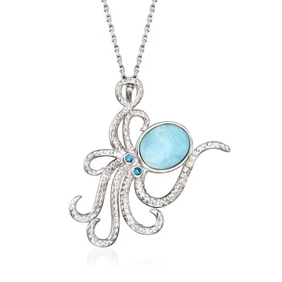 Pendente di vetro delle stelle marine di Murano dell'italiano in oro 18kt sopra Sterling