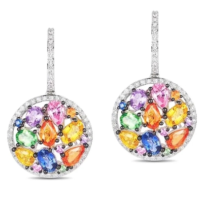 Garnet Morganite Peridot Crystal Zircon ha messo l'anello del pendente della collana dell'orecchino