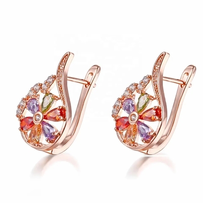 Le baguette di Sterling Silver Rainbow CZ della vendita all'ingrosso 925 lapidano i gioielli del partito di Ring Multicolor Zircon Ring For