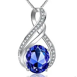 L'ovale di alone di 925 Sterling Silver Ring Pendant Earring modella gli insiemi dei gioielli di Tanzanite