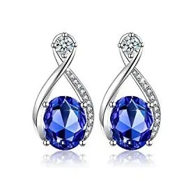 L'ovale di alone di 925 Sterling Silver Ring Pendant Earring modella gli insiemi dei gioielli di Tanzanite
