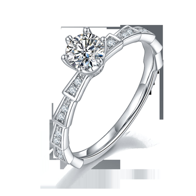 Moissanite bianco anello unico di Sapphire Platineve Diamonds Jewelry Women e di Sytle