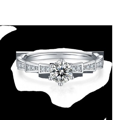 Moissanite bianco anello unico di Sapphire Platineve Diamonds Jewelry Women e di Sytle