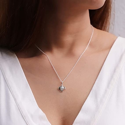 La palma dello smoking di EZ ciondola incanta 925 Sterling Silver Tree Pendant con lo zircone per il pendente