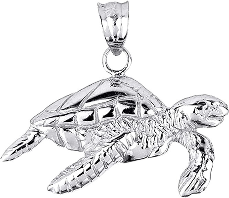 l'oro bianco 14k ha strutturato il regalo del pendente di incanto della perla del pesce vela del Pacifico di vita di mare