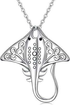 14k gioielli fini di vita di mare del pesce del pendente della collana di incanto della guarnizione dell'oro giallo 3 D per i regali delle donne per lei