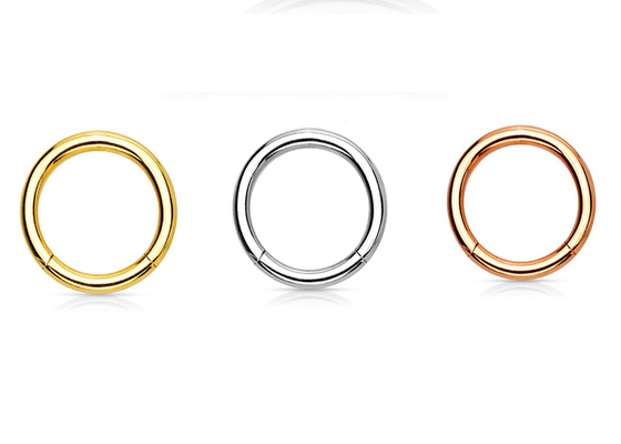 Elica che perfora il Clicker dell'oro 14K per il Tragus 16g-40g della cartilagine