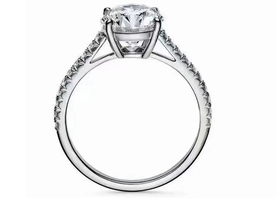 38pcs Diamond Engagement Ring Settings Round naturale ha tagliato 1.2ct RD7MM