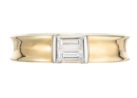 gioielli Diamond Wedding Ring dell'oro solido della pietra 14K del solitario di 0.58ct 6x4MM