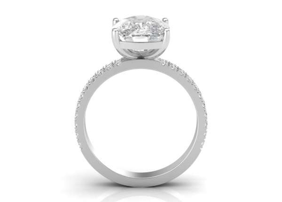 Gioielli 20pcs dell'oro solido 14K di 6×8MM con il diamante ovale 1.5ct