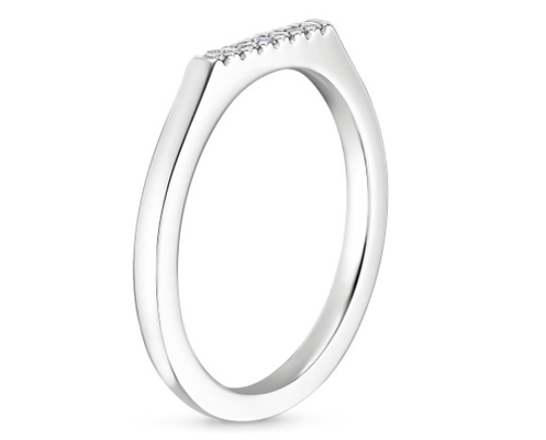 1.3mm 0.07carat 925 Sterling Silver Moissanite Engagement Rings per le donne