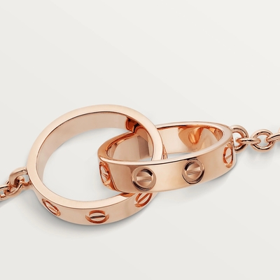 7 peso del braccialetto 3.71g dei gioielli dell'oro solido di pollice di lunghezza 18K per AMORE