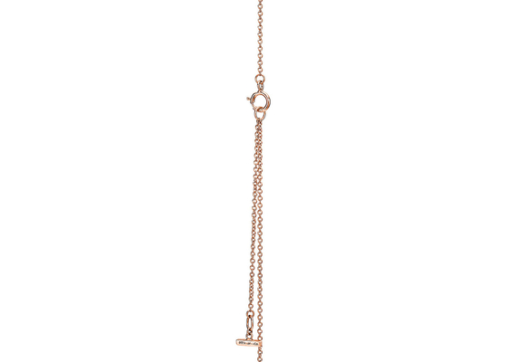OEM del materiale del pendente 18k Rose Gold del cerchio di 0.05ct Diamond And Mother Of Pearl